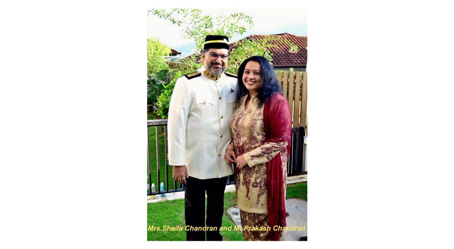 Shaila and Prakash Chandran